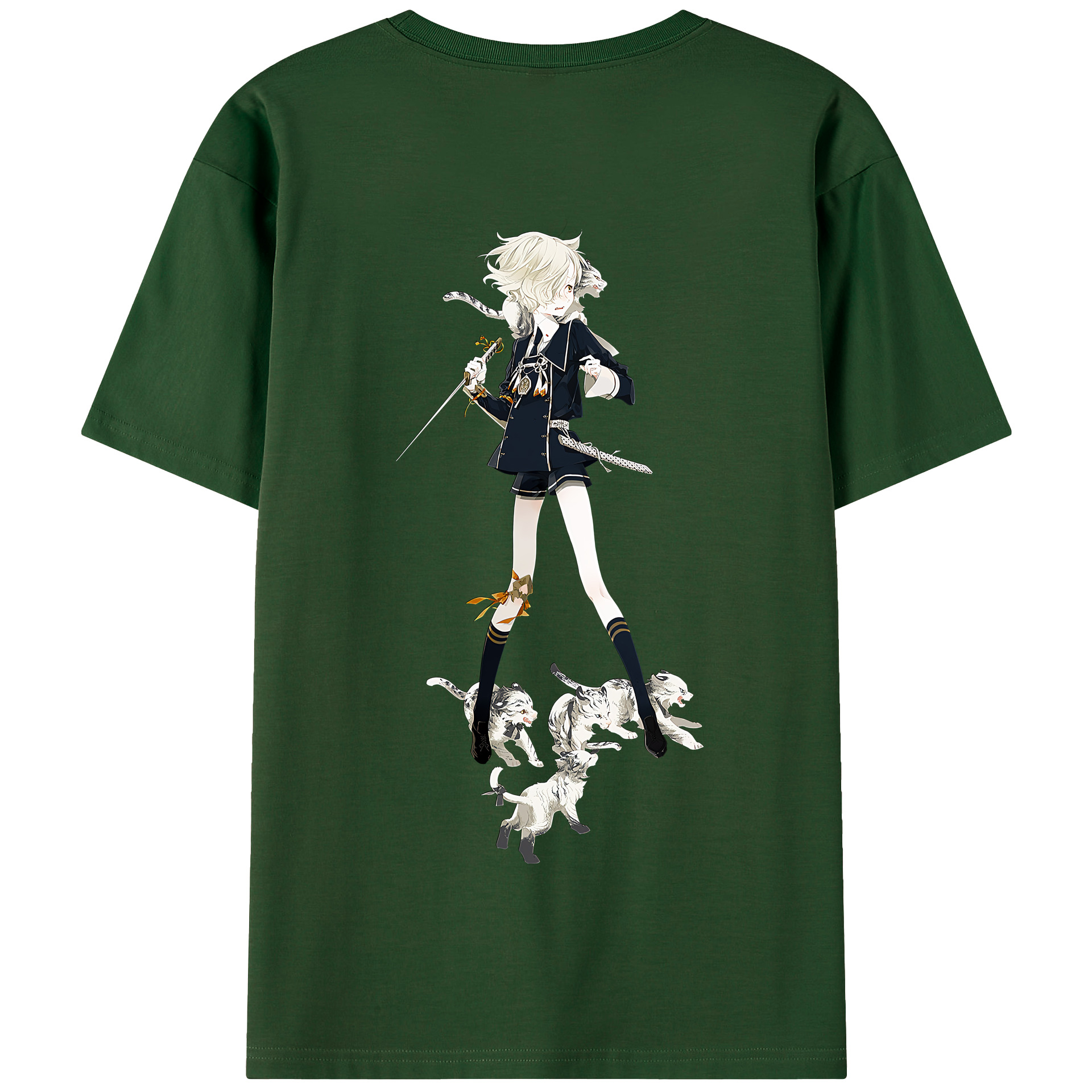 （画像用） 刀剣乱舞 Touken Ranbu 綿100％半袖Tシャツ（背面プリント）